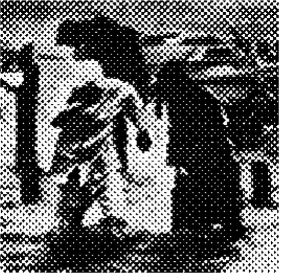 A picture containing people, white, image, crowd
          Description automatically generated